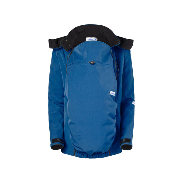 babywearing jacket winter baby carrier maternity  blue removable panel